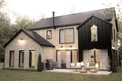 European House Plan #034-01357 Elevation Photo