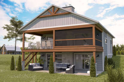 Cottage House Plan #034-01359 Elevation Photo