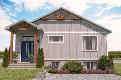 Cottage House Plan #034-01359 Elevation Photo