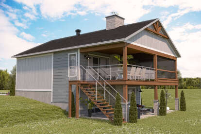 Cottage House Plan #034-01359 Elevation Photo