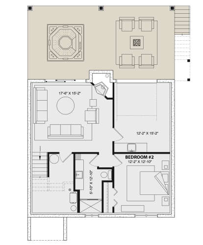 Basement for House Plan #034-01359