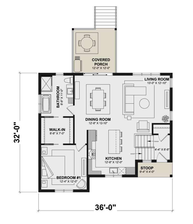 House Plan House Plan #30335 Drawing 1