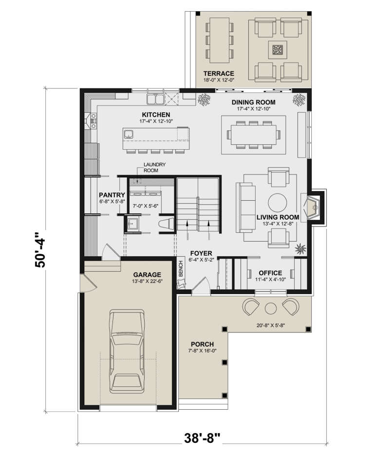 House Plan House Plan #30340 Drawing 1