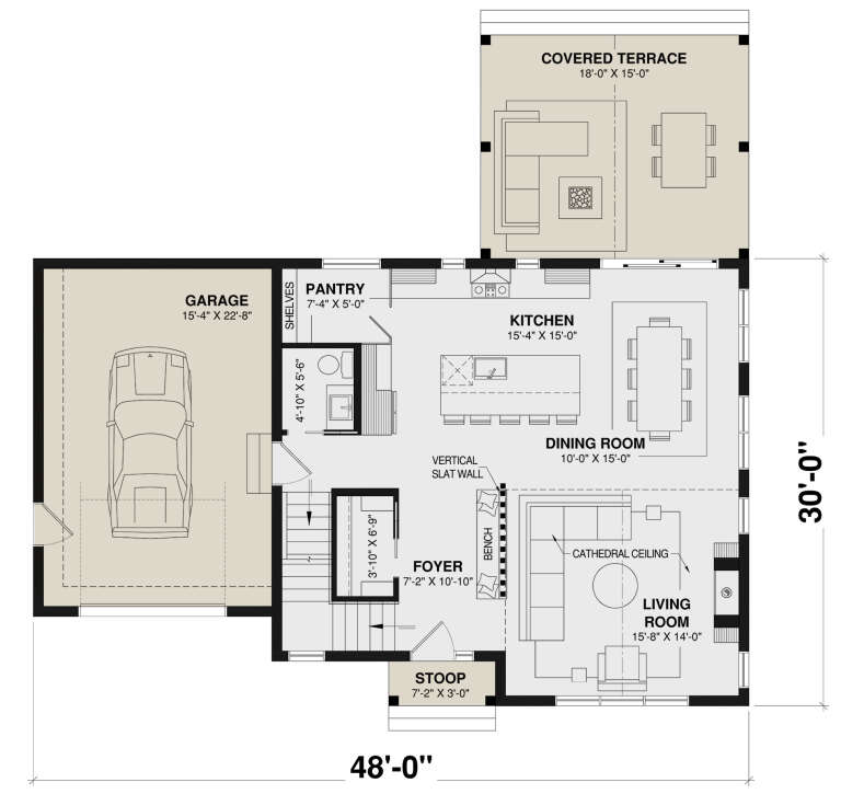 House Plan House Plan #30341 Drawing 1