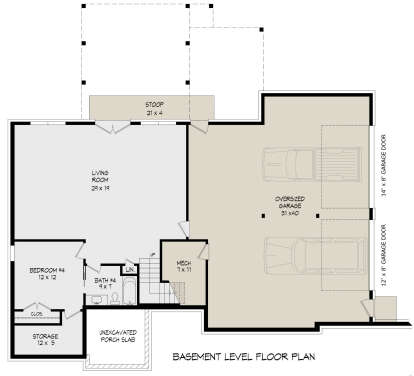 Basement for House Plan #940-00977