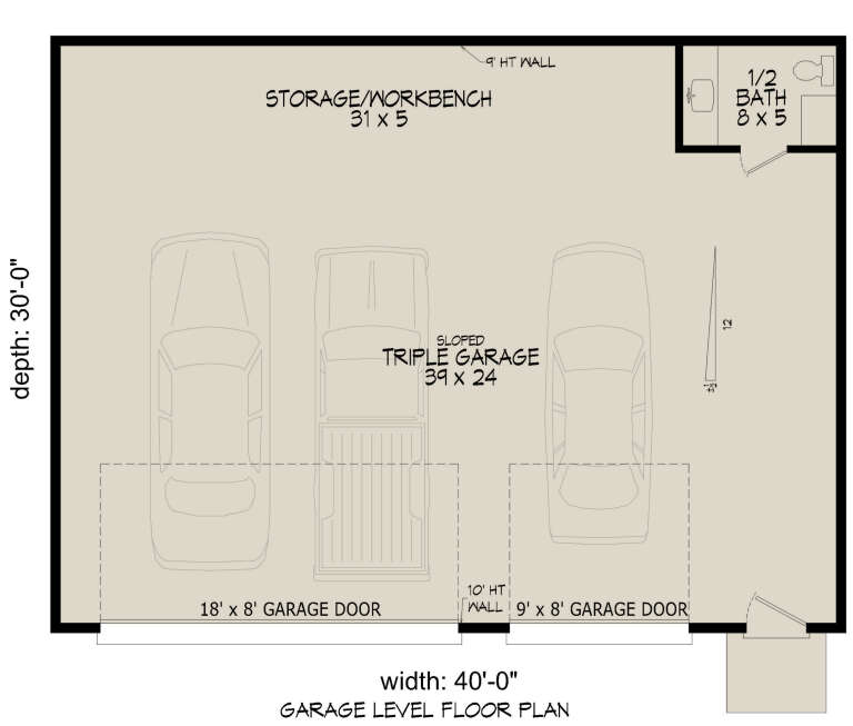 House Plan House Plan #30346 Drawing 1