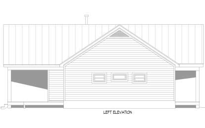 Ranch House Plan #940-00981 Elevation Photo