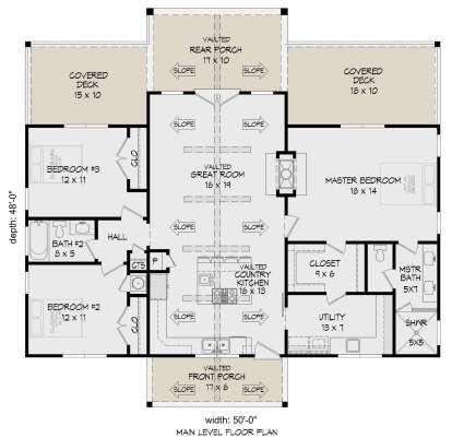 Main Floor  for House Plan #940-00981
