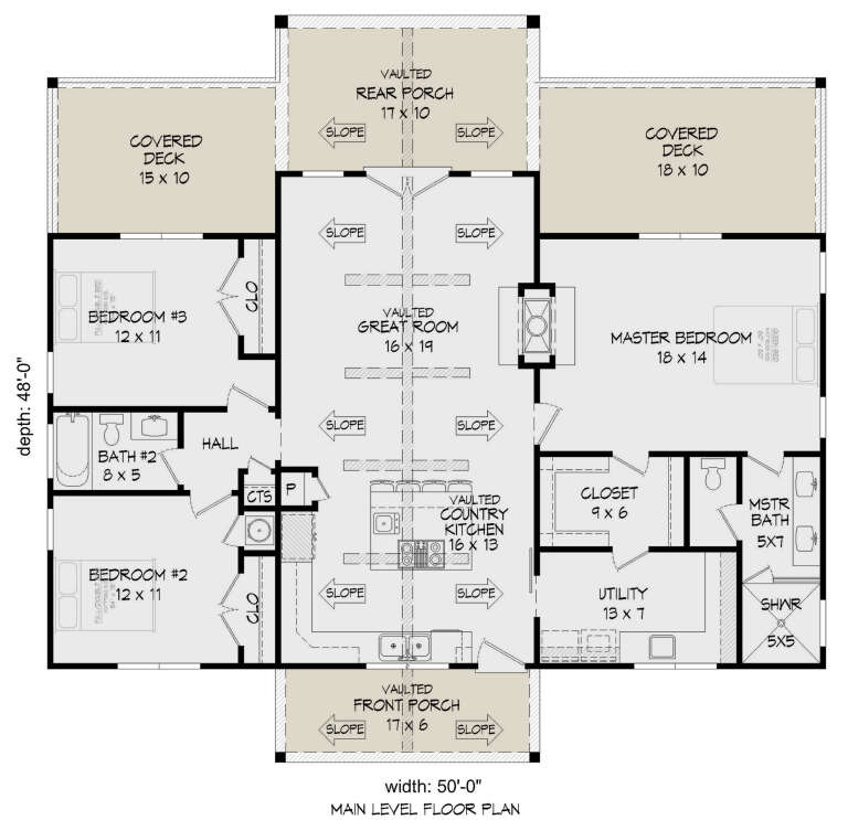 House Plan House Plan #30347 Drawing 1