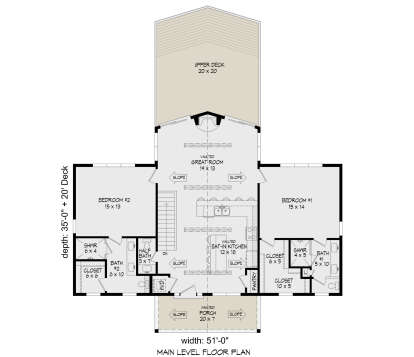 Main Floor  for House Plan #940-00982
