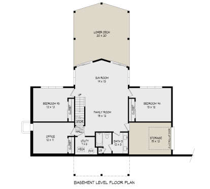 Basement for House Plan #940-00982