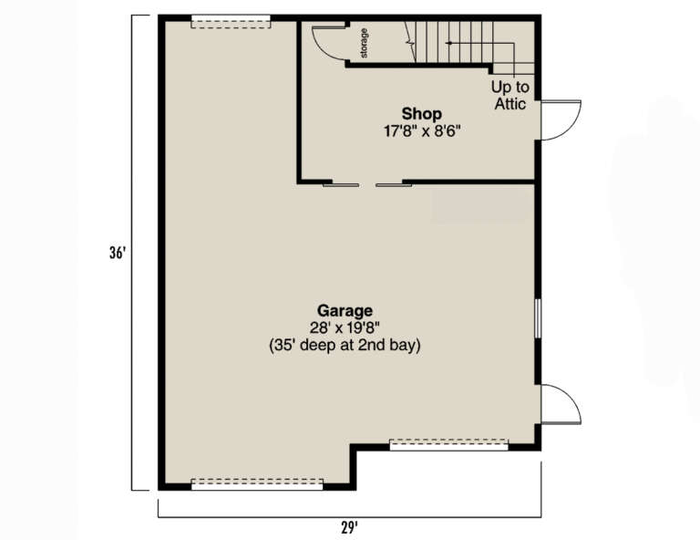 House Plan House Plan #30349 Drawing 1