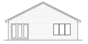 Ranch House Plan #098-00077 Elevation Photo
