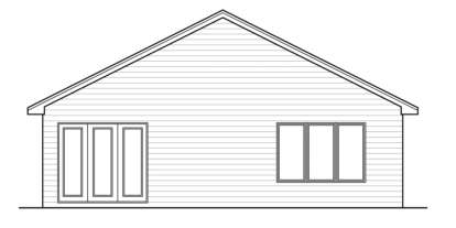 Ranch House Plan #098-00077 Elevation Photo