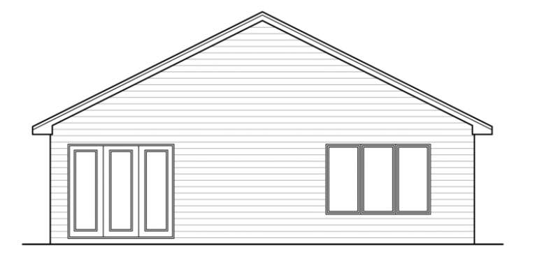 Ranch House Plan #098-00077 Elevation Photo