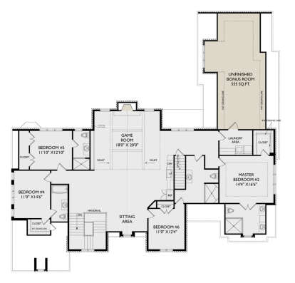 Second Floor for House Plan #957-00119