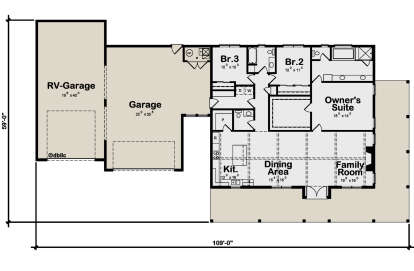 Main Floor  for House Plan #402-01812