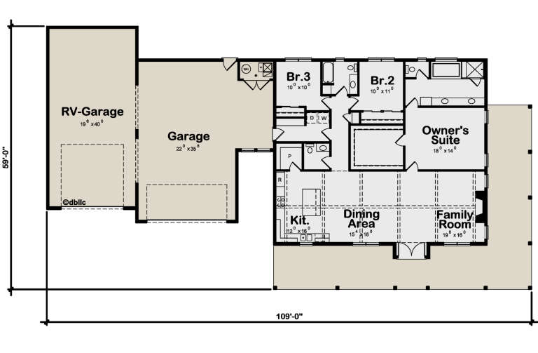 House Plan House Plan #30351 Drawing 1
