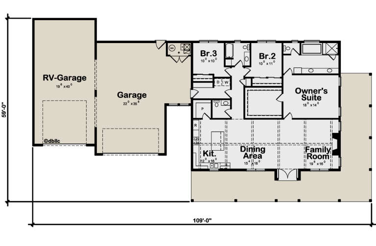 House Plan House Plan #30351 Drawing 1