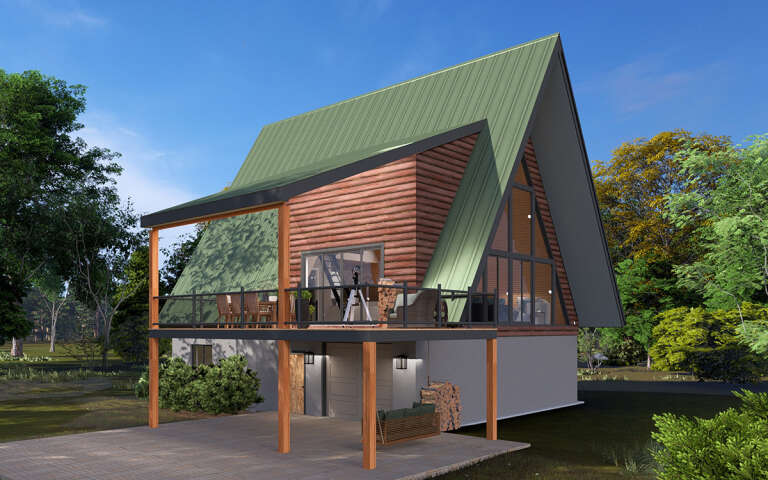 House Plan House Plan #30353 Angled Left Elevation