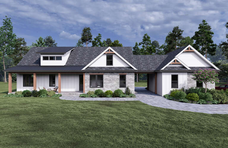 House Plan House Plan #30355 Front Elevation 