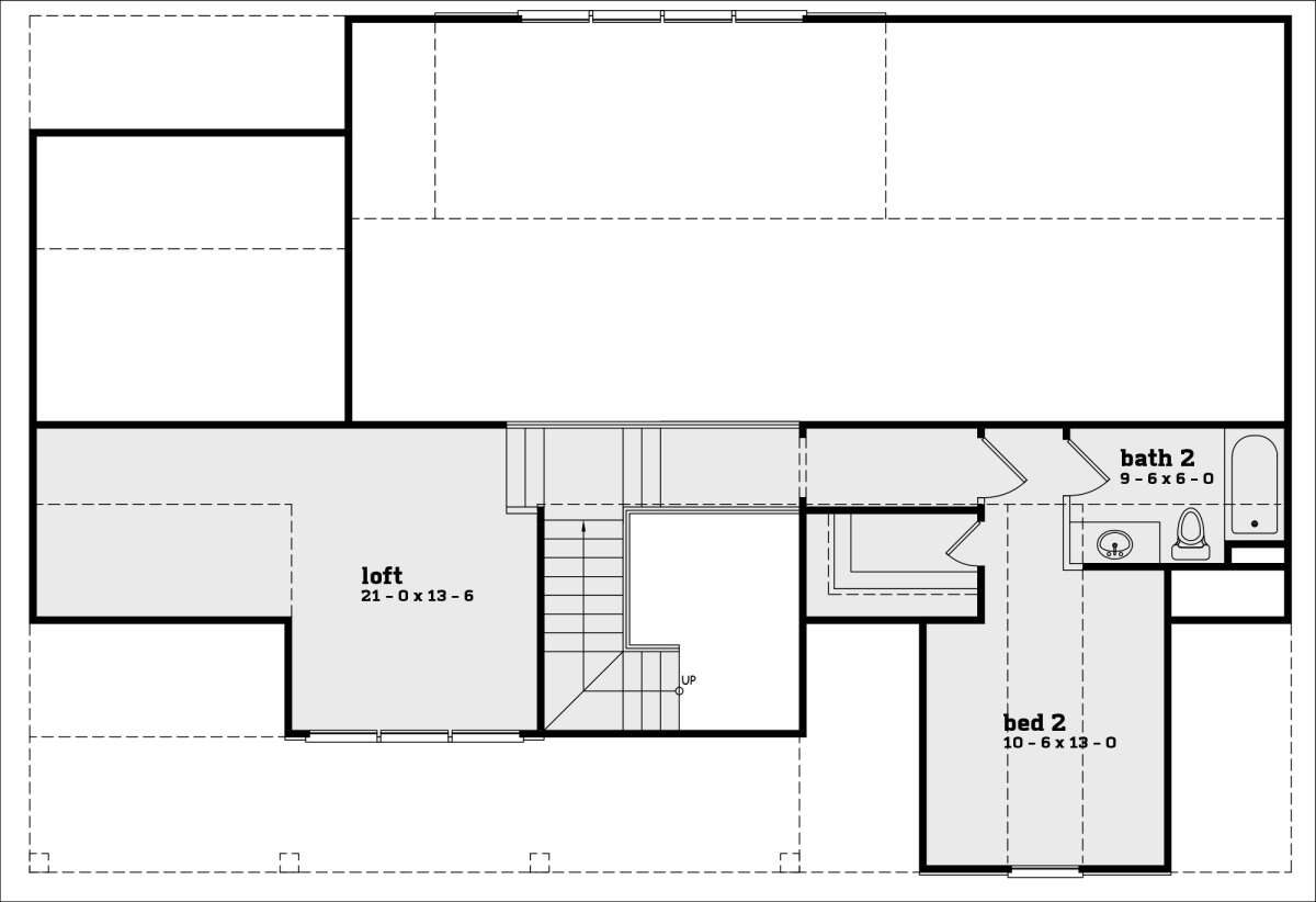 Second Floor for House Plan #7174-00021