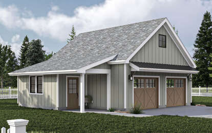 Craftsman House Plan #963-00873 Elevation Photo