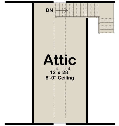 Attic Space for House Plan #963-00873