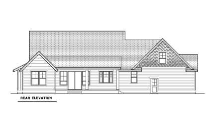 Modern Farmhouse House Plan #2464-00121 Elevation Photo