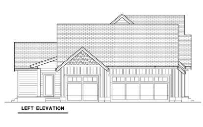 Modern Farmhouse House Plan #2464-00121 Elevation Photo