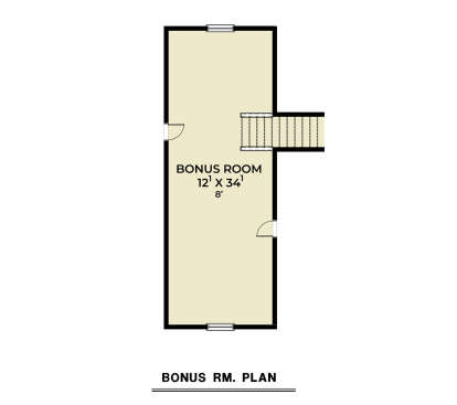 Bonus Room for House Plan #2464-00121