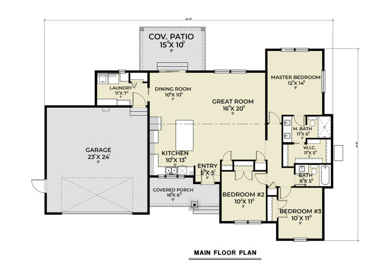 House Plan House Plan #30358 Drawing 1