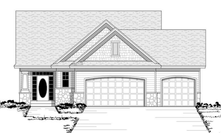 House Plan House Plan #3036 Front Elevation