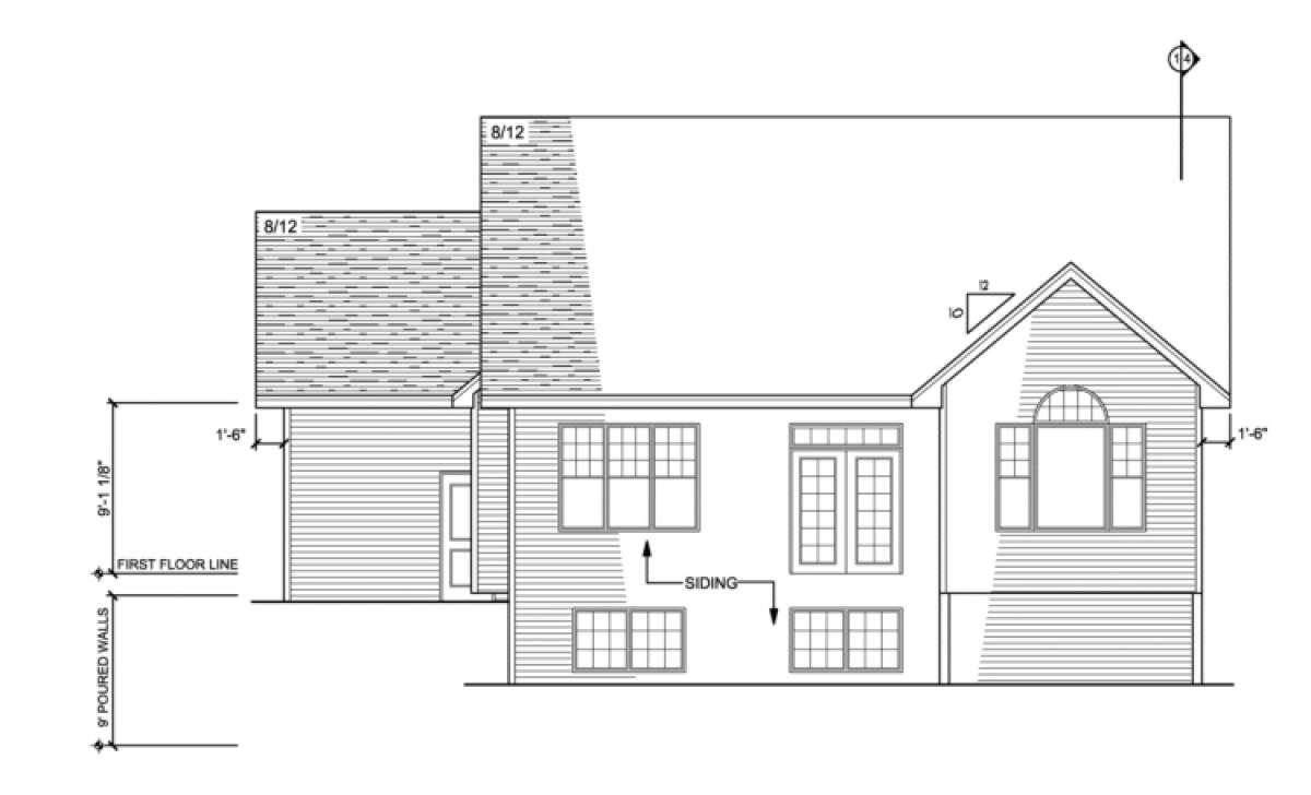 Traditional House Plan #098-00078 Elevation Photo