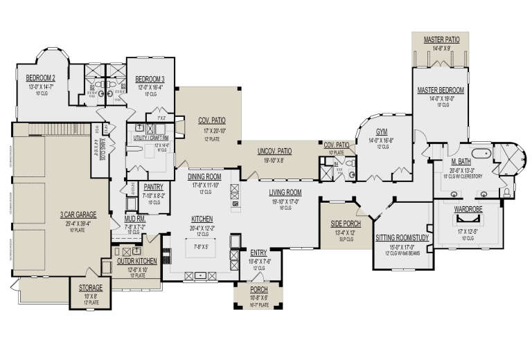 House Plan House Plan #30361 Drawing 1