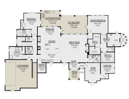Main Floor  for House Plan #9300-00030