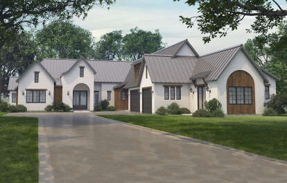 European House Plan #9300-00031 Elevation Photo