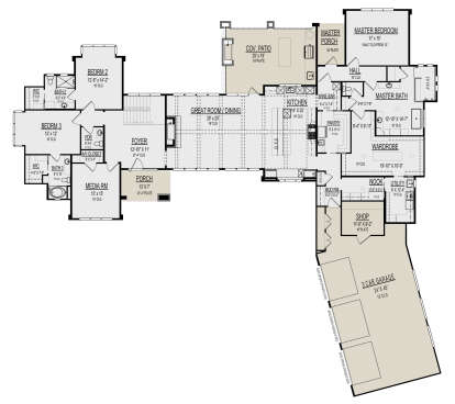 Main Floor  for House Plan #9300-00032