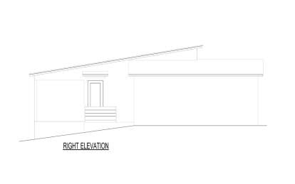 Ranch House Plan #9300-00033 Elevation Photo