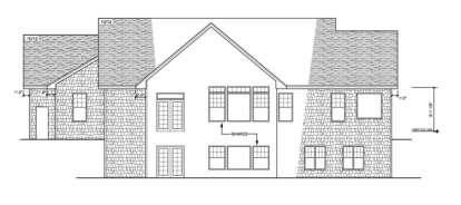 Ranch House Plan #098-00079 Elevation Photo