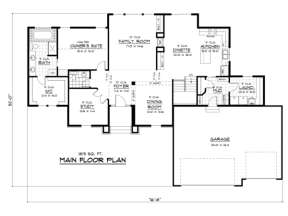 Main Floor for House Plan #098-00079