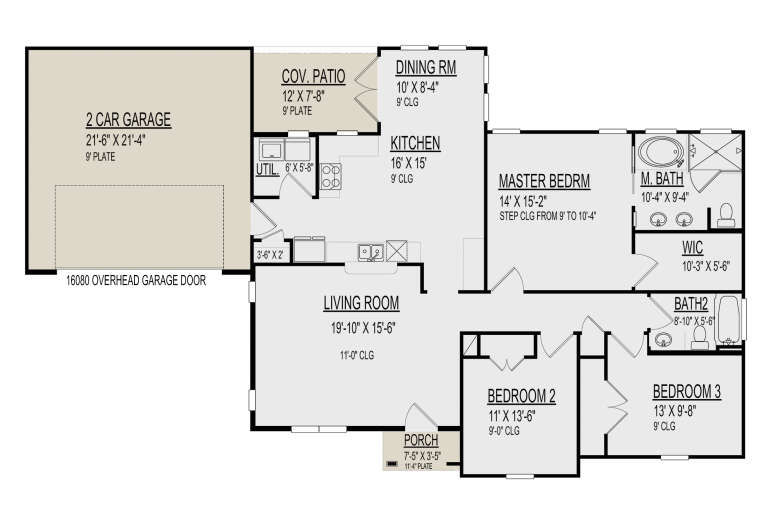 House Plan House Plan #30370 Drawing 1