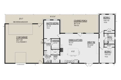 Main Floor  for House Plan #9300-00039