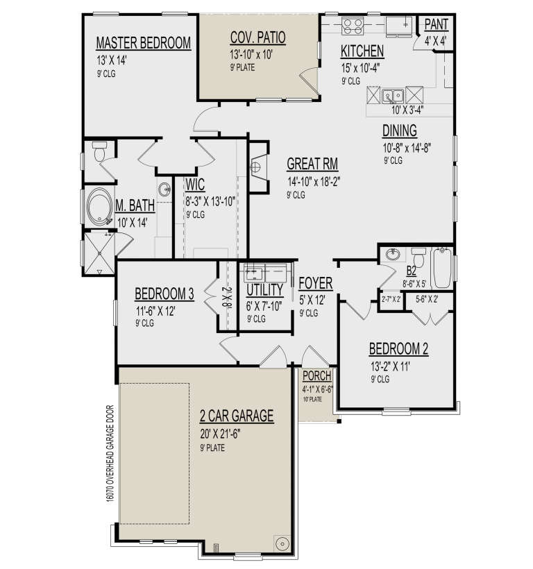 House Plan House Plan #30372 Drawing 1