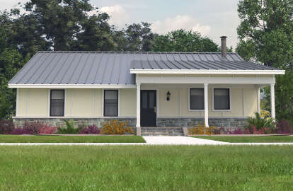 Ranch House Plan #9300-00041 Elevation Photo