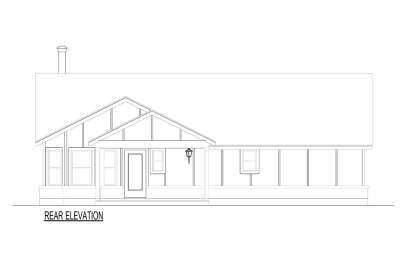 Ranch House Plan #9300-00041 Elevation Photo