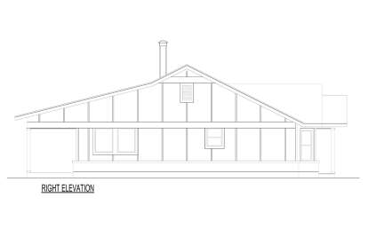 Ranch House Plan #9300-00041 Elevation Photo