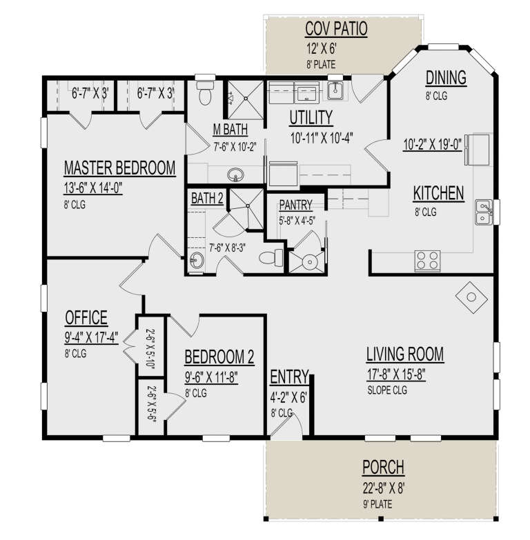 House Plan House Plan #30373 Drawing 1