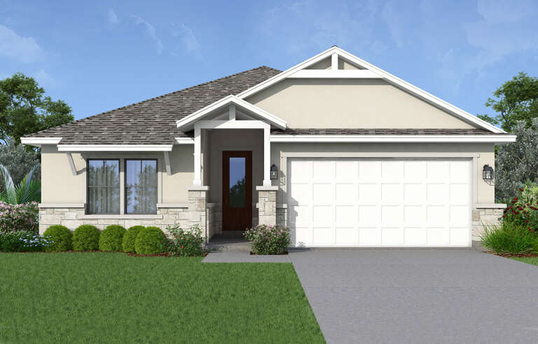 House Plan House Plan #30375 Front Elevation 
