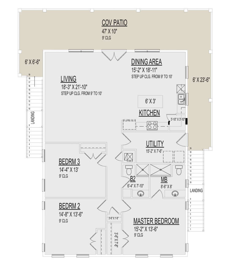 House Plan House Plan #30376 Drawing 1